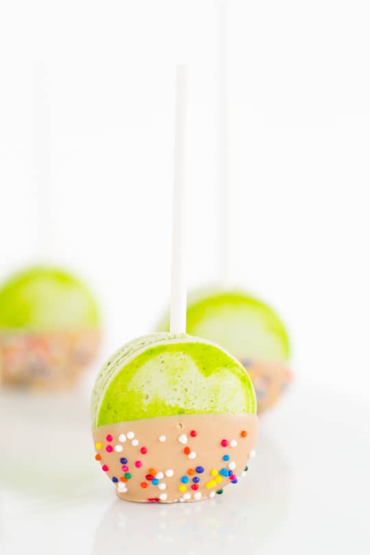 DIY Candied Apple Macarons- Sugar and Cloth