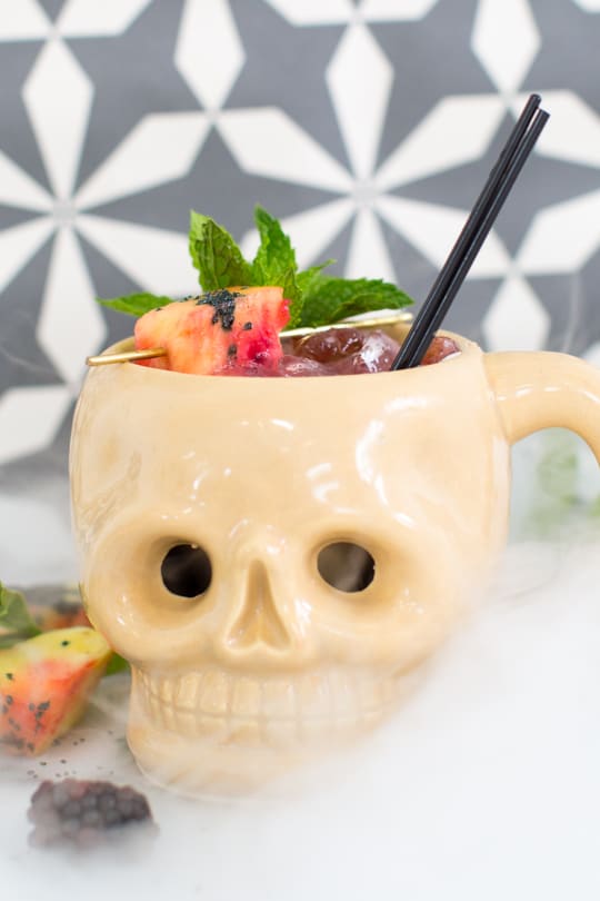 Creepy Cocktails: The Shrunken Skull - Sugar & Cloth
