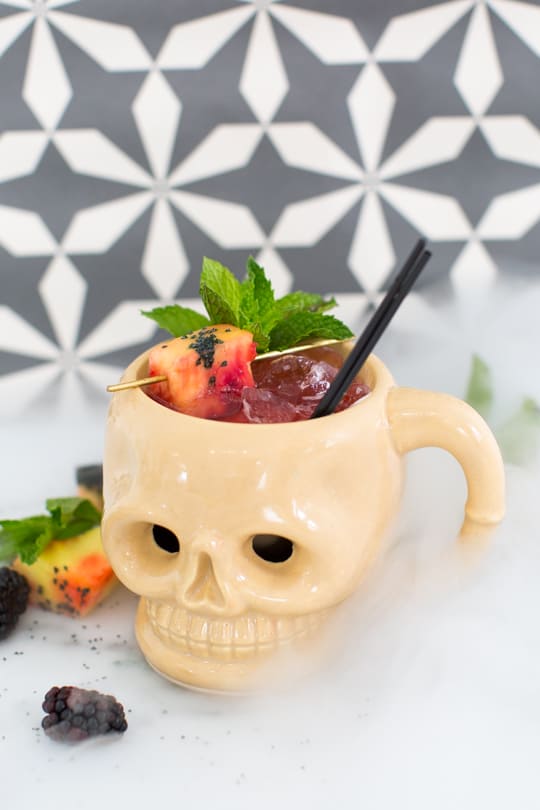 Creepy Cocktails: The Shrunken Skull - Sugar & Cloth