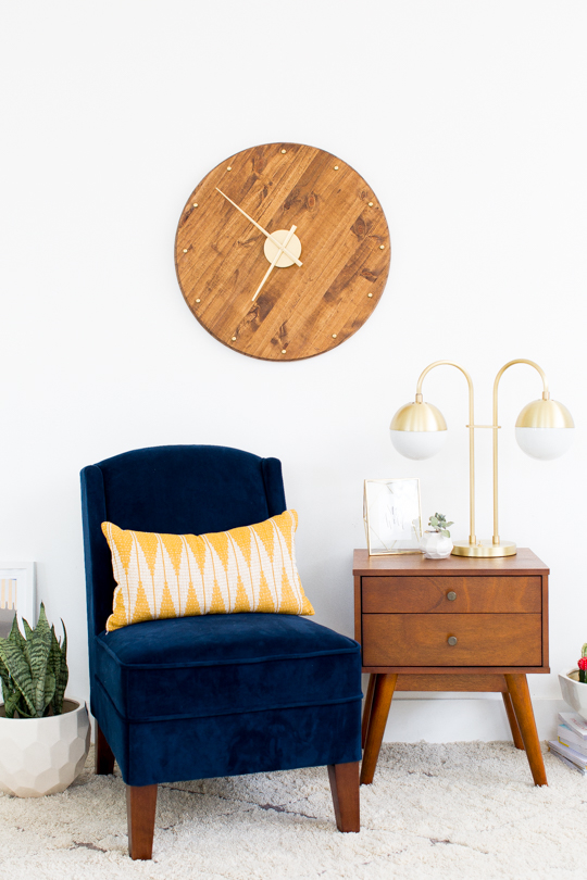 How to Make a DIY Mid Century Wall Clock