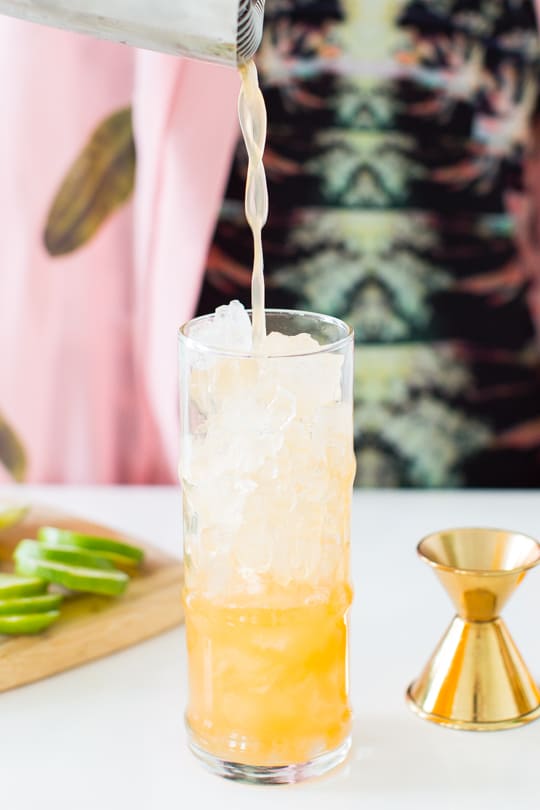 esmeralda fizz cocktail recipe - sugar & cloth