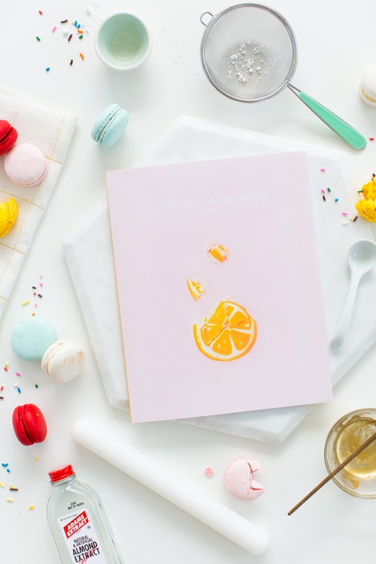 Glossary of Macarons coffee table book with Blurb - Sugar & Cloth