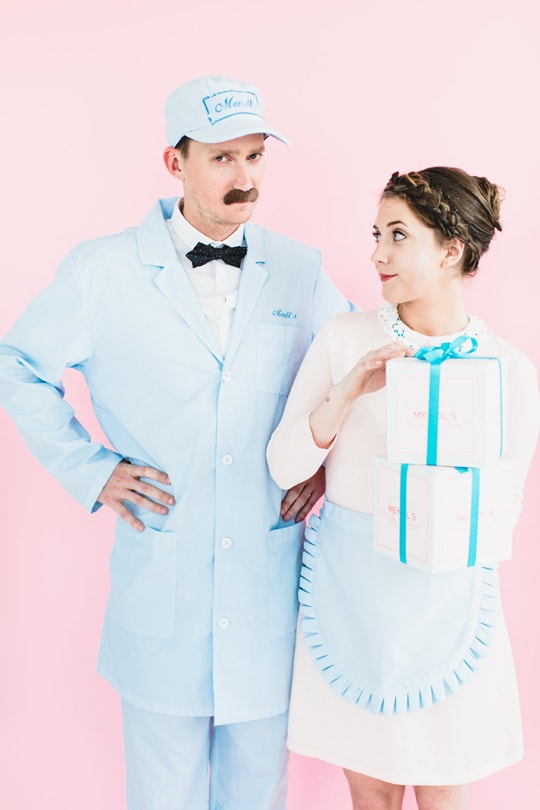 Hipster Halloween: DIY The Grand Budapest Hotel couples costume idea - Sugar & Cloth - Mendl's