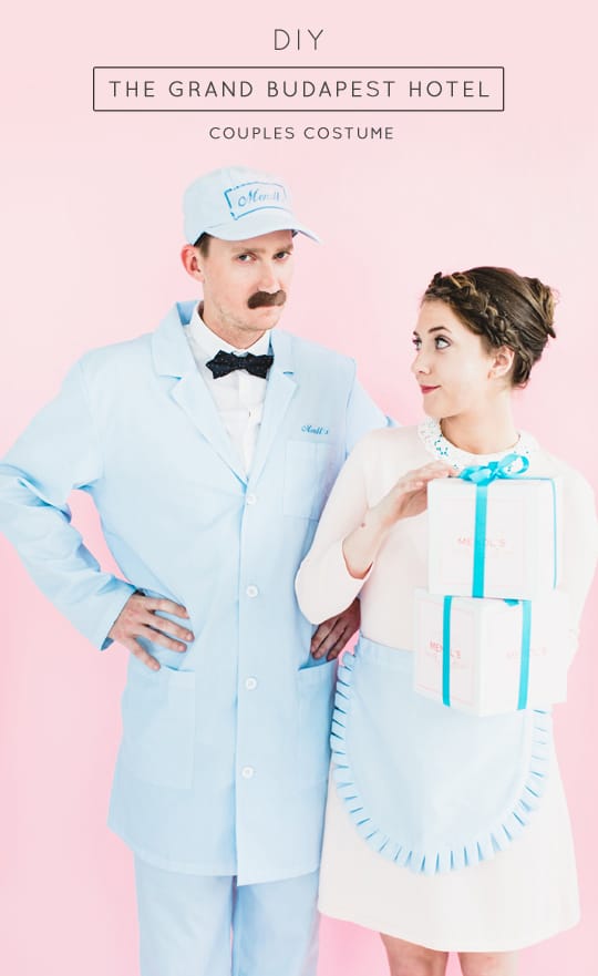 Hipster Halloween: DIY The Grand Budapest Hotel couples costume idea - Sugar & Cloth by Top Blogger Ashley Rose #costume #couplescostume #diy #diycostume #grandbudapest #mendel's #agatha #halloween #halloweencostume 