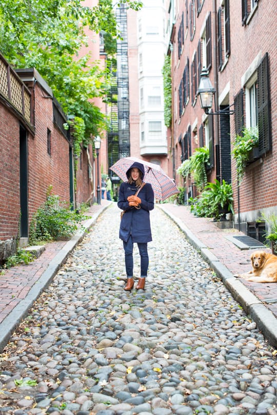 Walls and photo-ops in Boston - sugar and cloth - acorn street - travel