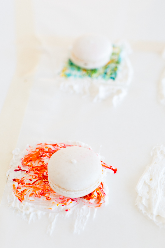 DIY Marbled Macarons - Sugar and Cloth