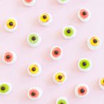 DIY Mini Monster Eyeball Donuts - sugar and cloth