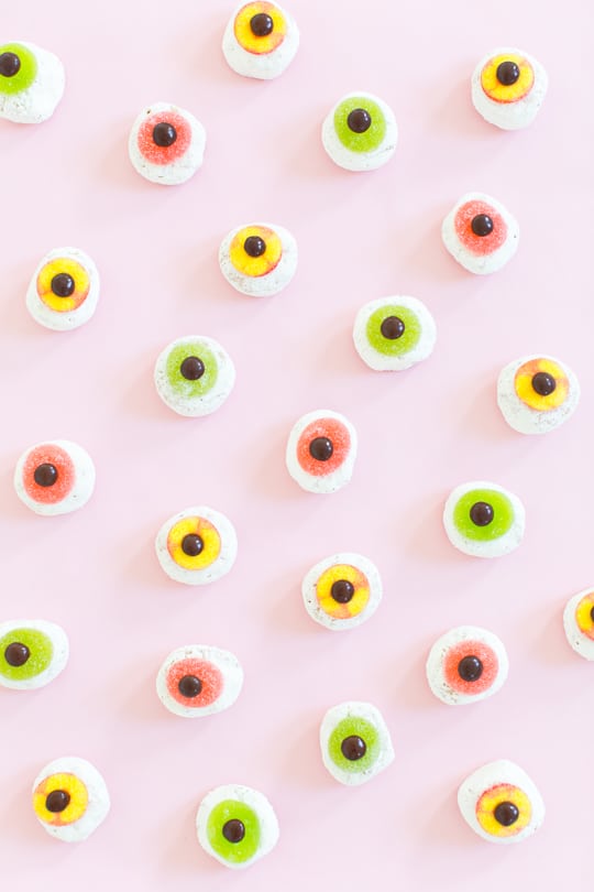 DIY Mini Monster Eyeball Donuts - sugar and cloth