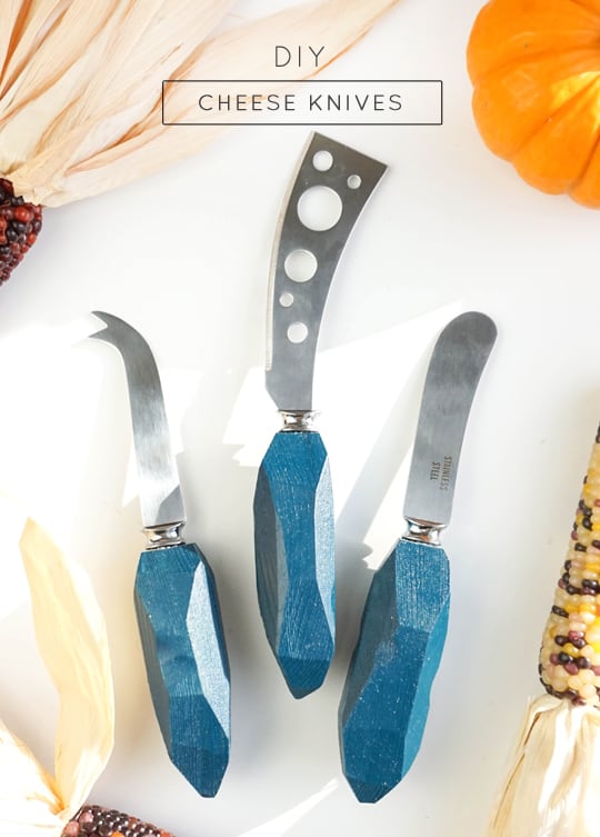 DIY Cheese knives - Sugar and Cloth