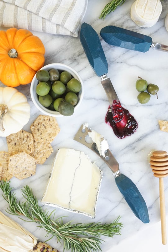 DIY Cheese knives - Sugar and Cloth