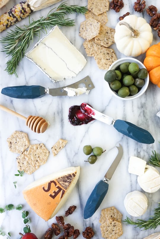 DIY Cheese knives - Sugar and Cloth