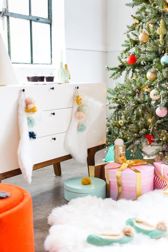 DIY tree topper & our holiday space with martha stewart! - sugar and cloth