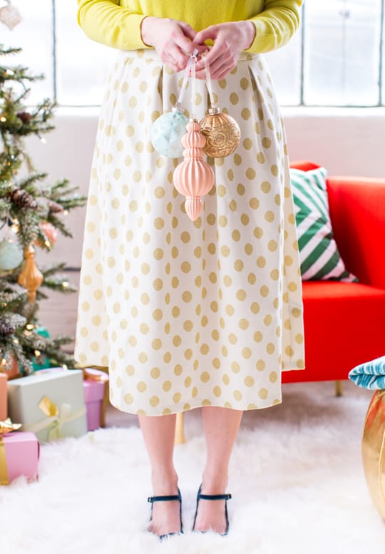 DIY tree topper & our holiday space with martha stewart! - sugar and cloth