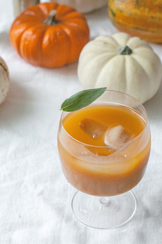 Spiced Pumpkin Punch Cocktail Recipe - Sugar & Cloth Cocktails