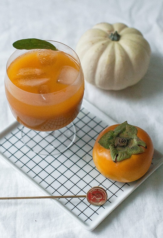Pumpkin persimmon punch 4