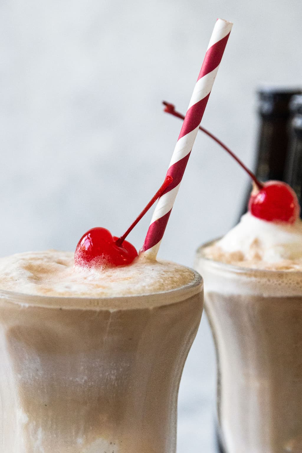 photo of a close up of the root beer float by top Houston lifestyle blogger Ashley Rose of Sugar & Cloth
