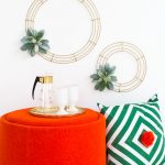 Simple DIY Geometric Wreath - Sugar & Cloth