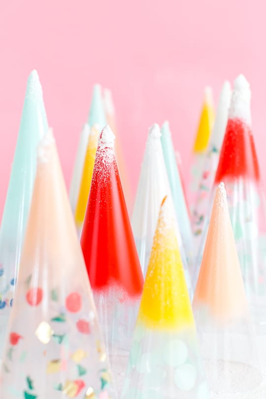 DIY Christmas trees: confetti domes - sugar & cloth