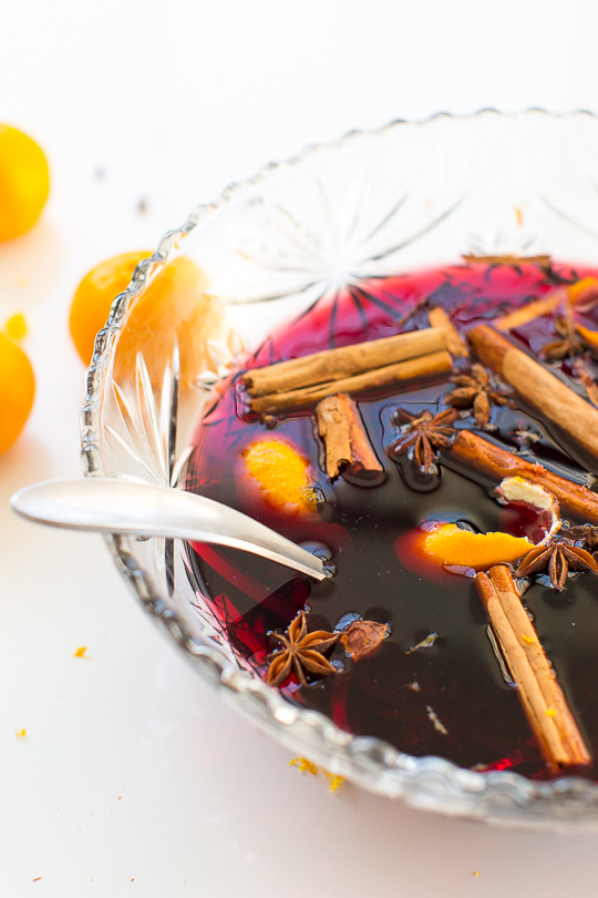 hot spiced wine recipe - sugar & cloth