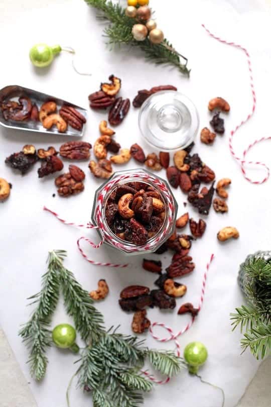 gingerbread candied nuts recipe - sugar and cloth