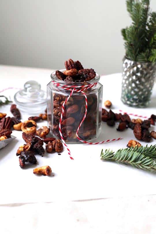 gingerbread candied nuts recipe - sugar and cloth
