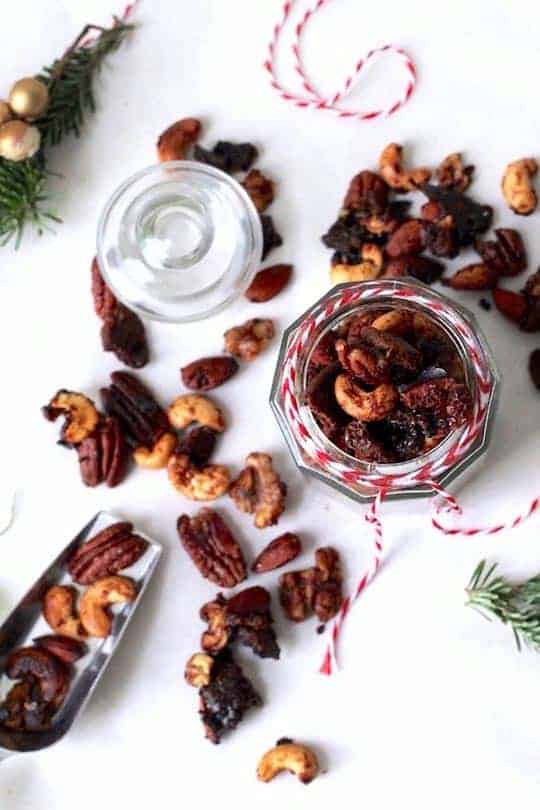 Gingerbread Candied Nuts Recipe