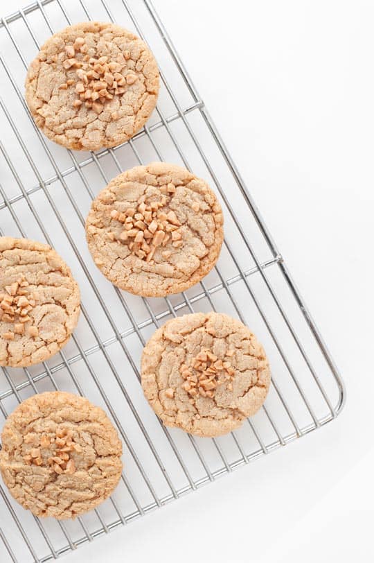 Brown Butter Toffee Cookie Recipe - sugar and cloth