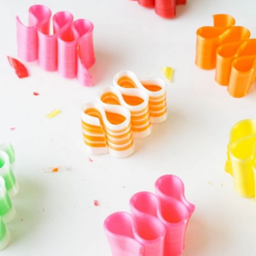 DIY Candy Ribbon Place Cards - Sugar & Cloth