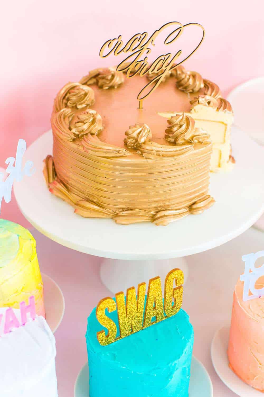 DIY Slang Cakes - sugar and cloth