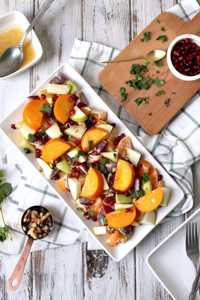 Winter Fruit & Citrus Salad Recipe - Sugar & Cloth