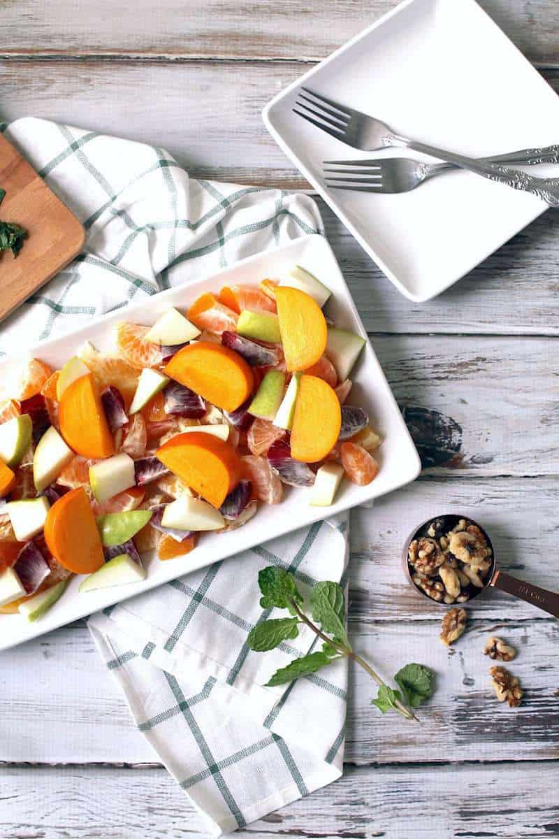 Winter Fruit & Citrus Salad Recipe - Sugar & Cloth