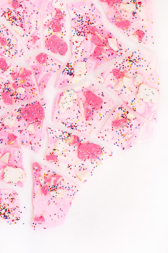 How to Make Candy Bark for a Frosted Circus Animal Bark Recipe