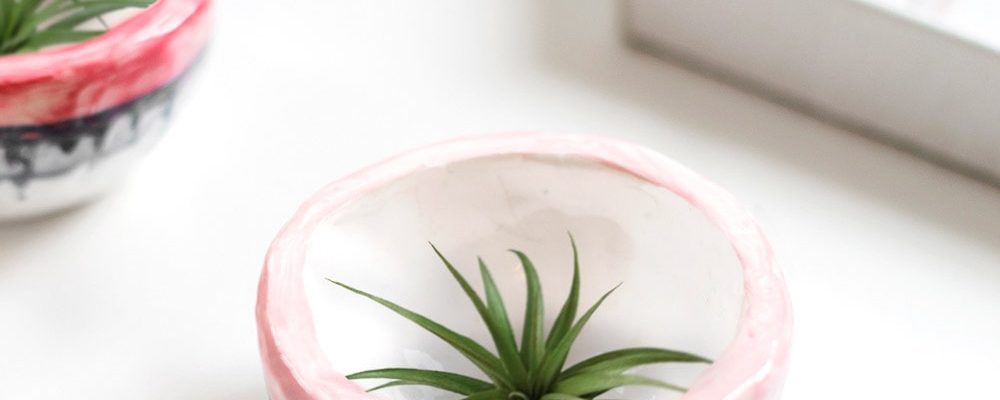 mini DIY plant pots - sugar and cloth - planter - spring