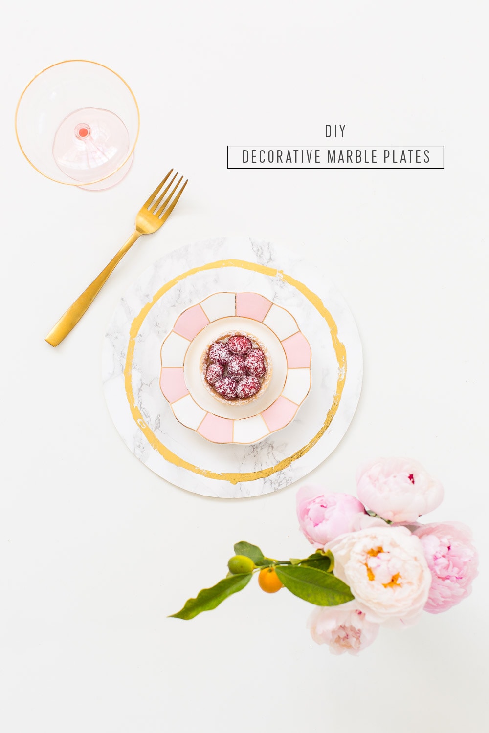 Decorative Diy Marble Plates Sugar Cloth Decor