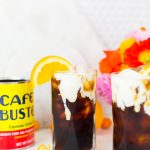 An orange spiced iced coffee recipe perfect for Spring & Summer - sugar and cloth