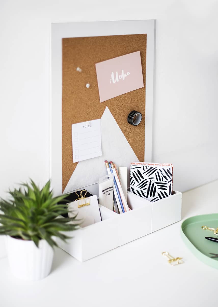 DIY Desk Stuff Organizer