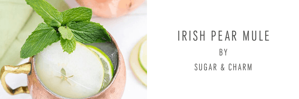 Irish Pear Mule Recipe by Sugar & Charm - sugar and cloth