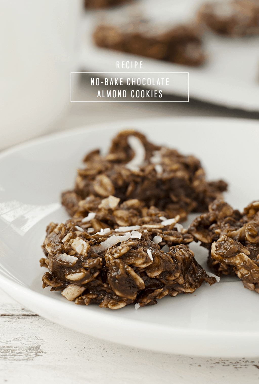 no-bake chocolate almond butter cookies that are perfect for Spring entertaining! - sugar and cloth - ashley rose - houston blogger