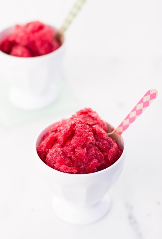 A yummy blackberry sage margarita granita recipe - sugar and cloth - cocktails