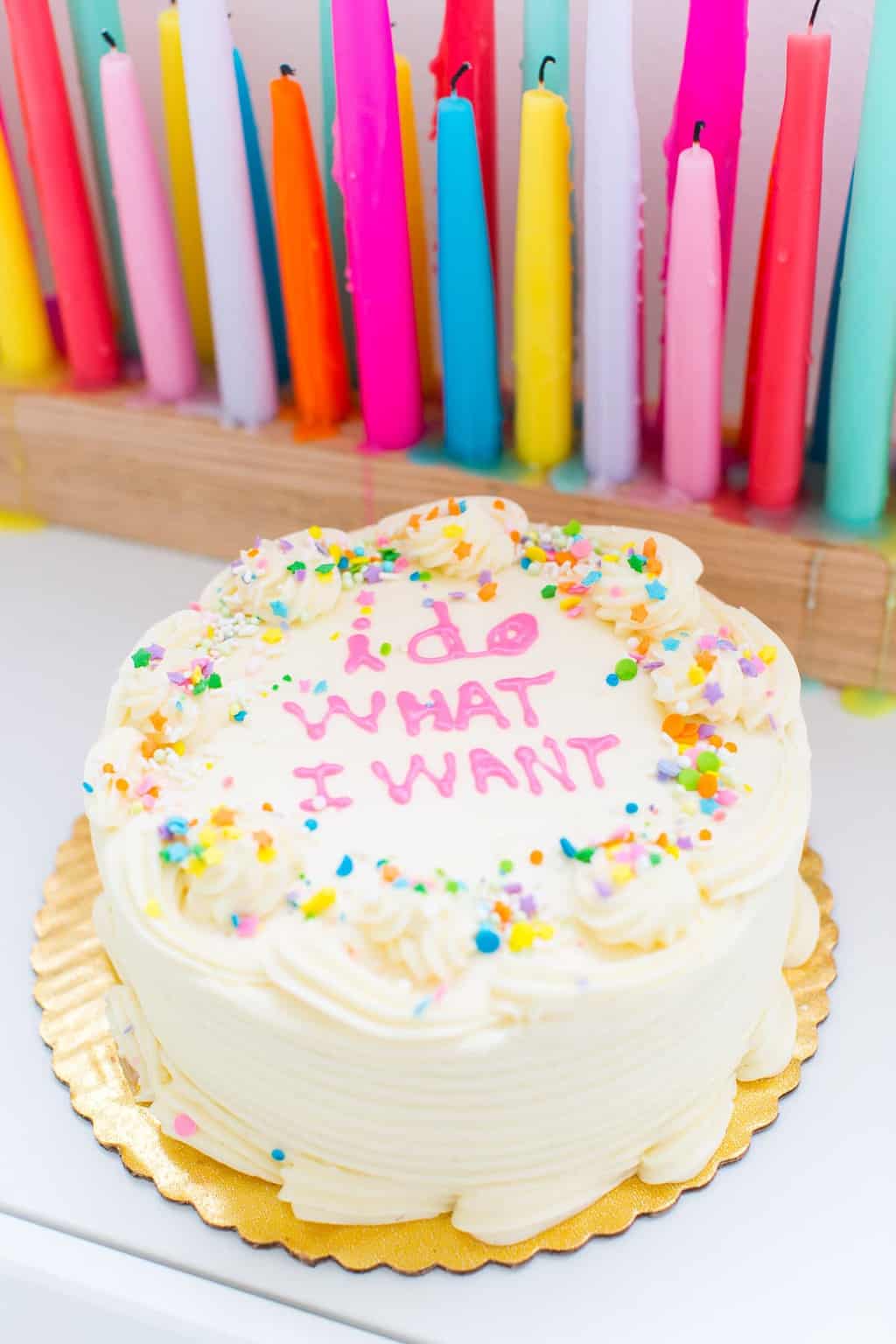 I do what I want birthday cake smash celebration - sugar and cloth