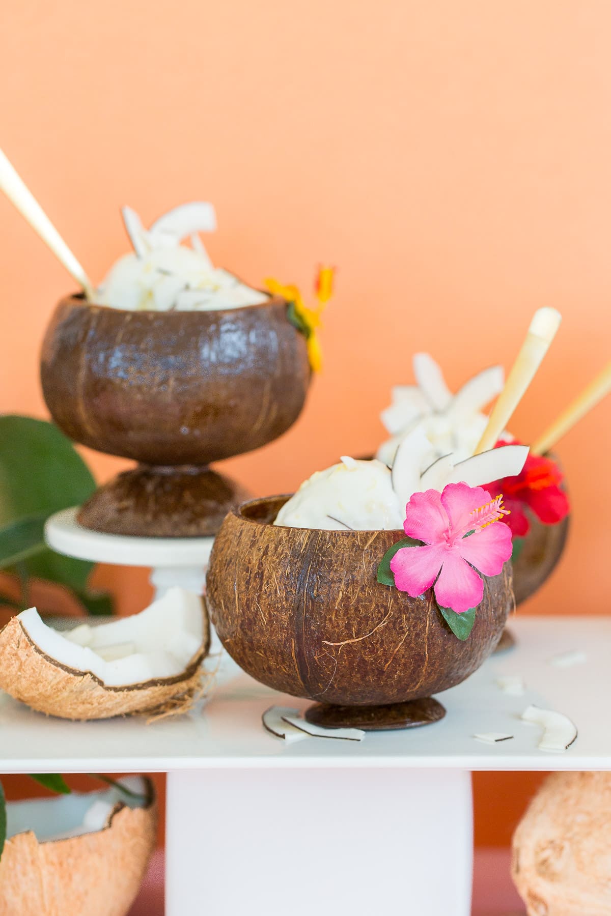 An easy No-Churn Creamy Pineapple Coconut Ice Cream recipe to make for a sunny or rainy Summer day! - sugar and cloth 