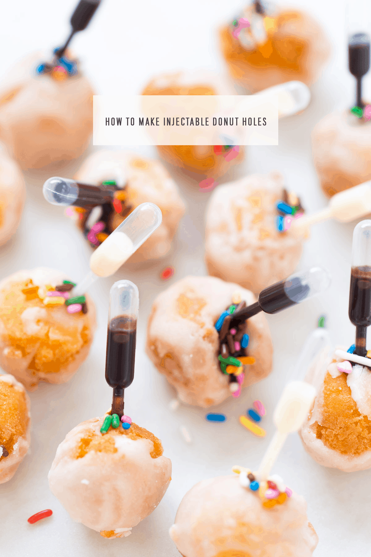 How to make injectable donuts just as cool as Top Golf! - sugar and cloth - recipe - houston blogger - 