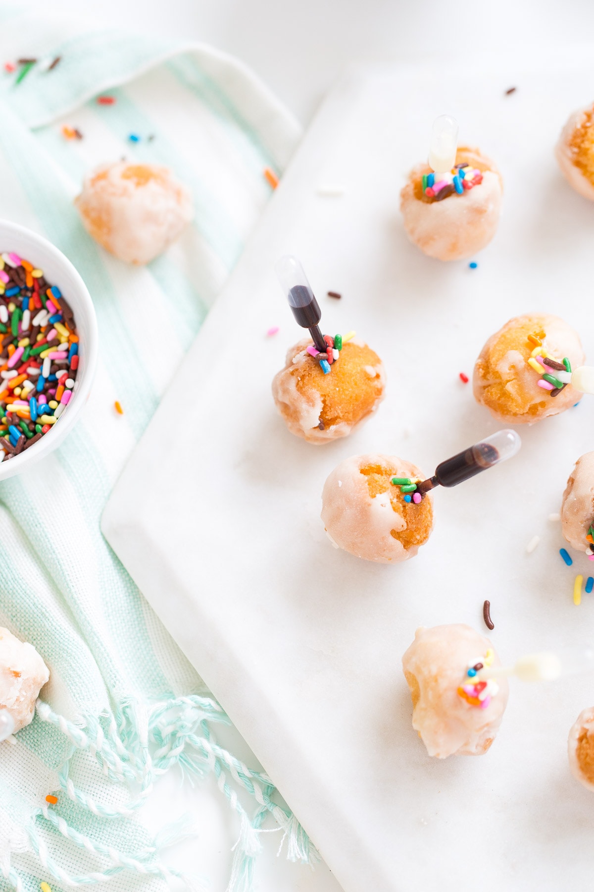 How to make injectable donuts just as cool as Top Golf! - sugar and cloth - recipe - houston blogger - 