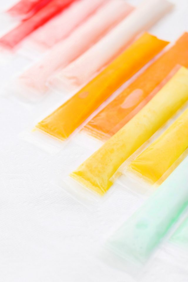 colorful boozy ice pops