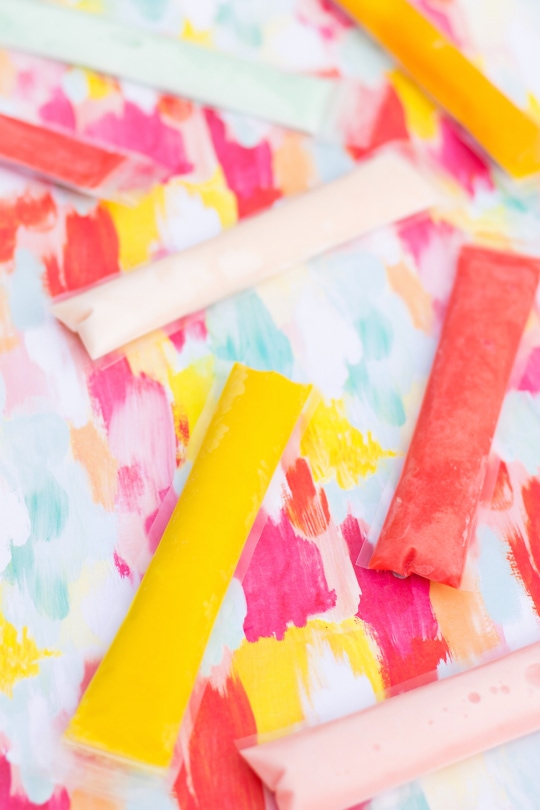 photo of frozen freeze pops