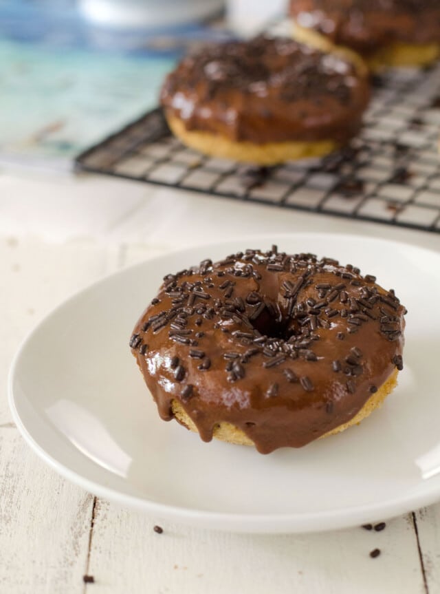 Chocolate frosted Cake Donuts Recipe