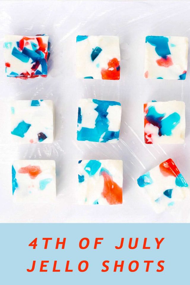 red white and blue jello shots recipe