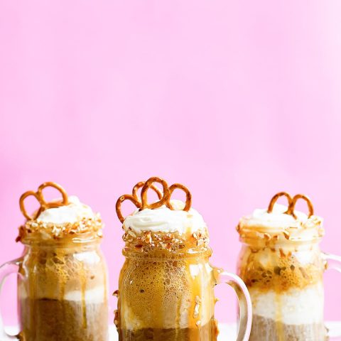 Boozy Salted Caramel Pretzel Root Beer Floats - Sugar & Cloth - Recipe