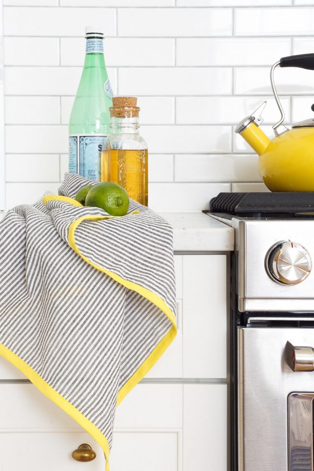 DIY Seersucker Tea Towels You Can Easily Make