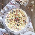 This frosted animal cracker ice box cake is just as tasty as it is pretty! - Sugar & Cloth - Recipe